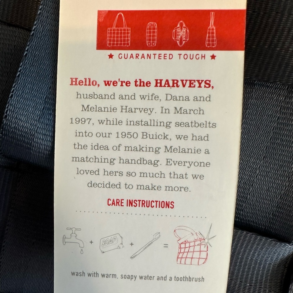 Harvey’s original blue seatbelt bag 2005-2007 - Picture 14 of 14